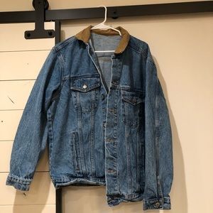 Oversized denim jacket